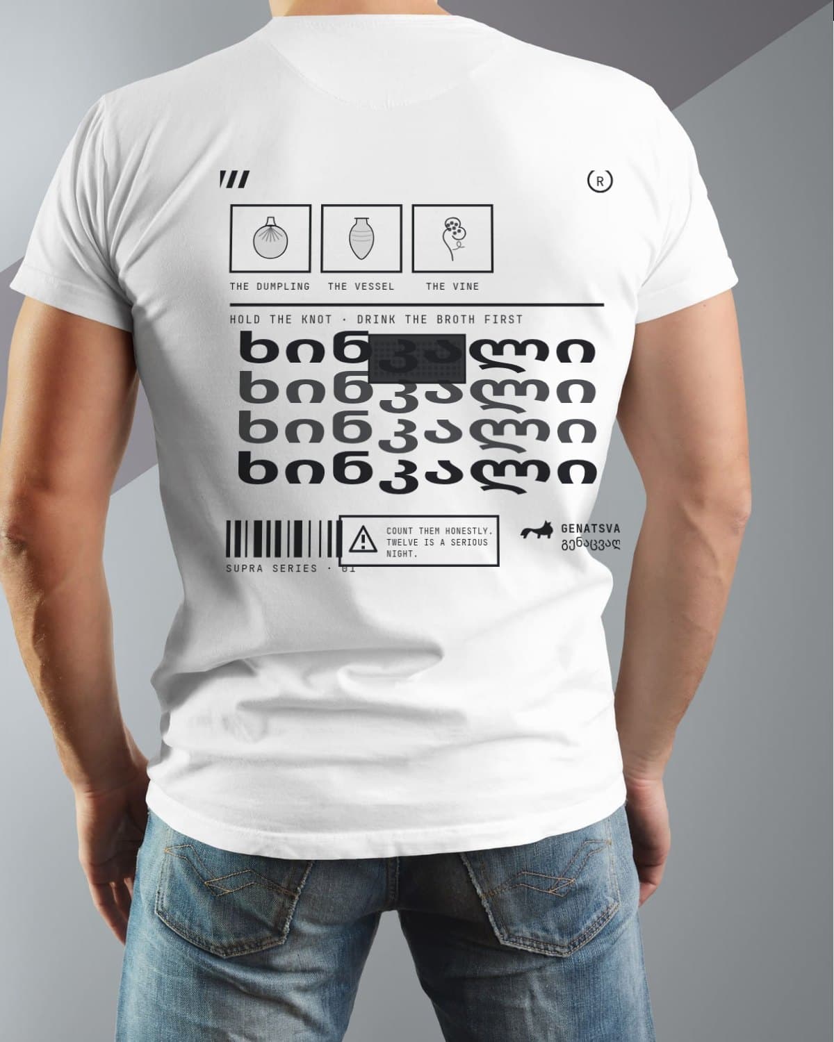 Khinkali Tee — back